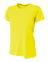 A4 Women's Cooling Performance Crew, Sizes 2XL-4XL (NW3201), Color 'Safety Yellow'